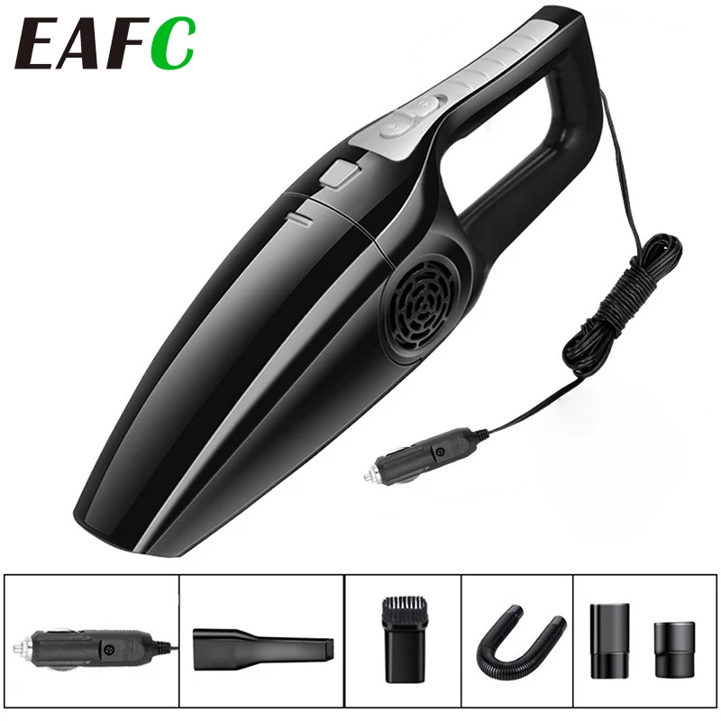 

120W Handheld Car Vacuum Cleaner Multi-purpose Accessories Double Noise-reduction High Power Automobiles Vacuum Cleaners
