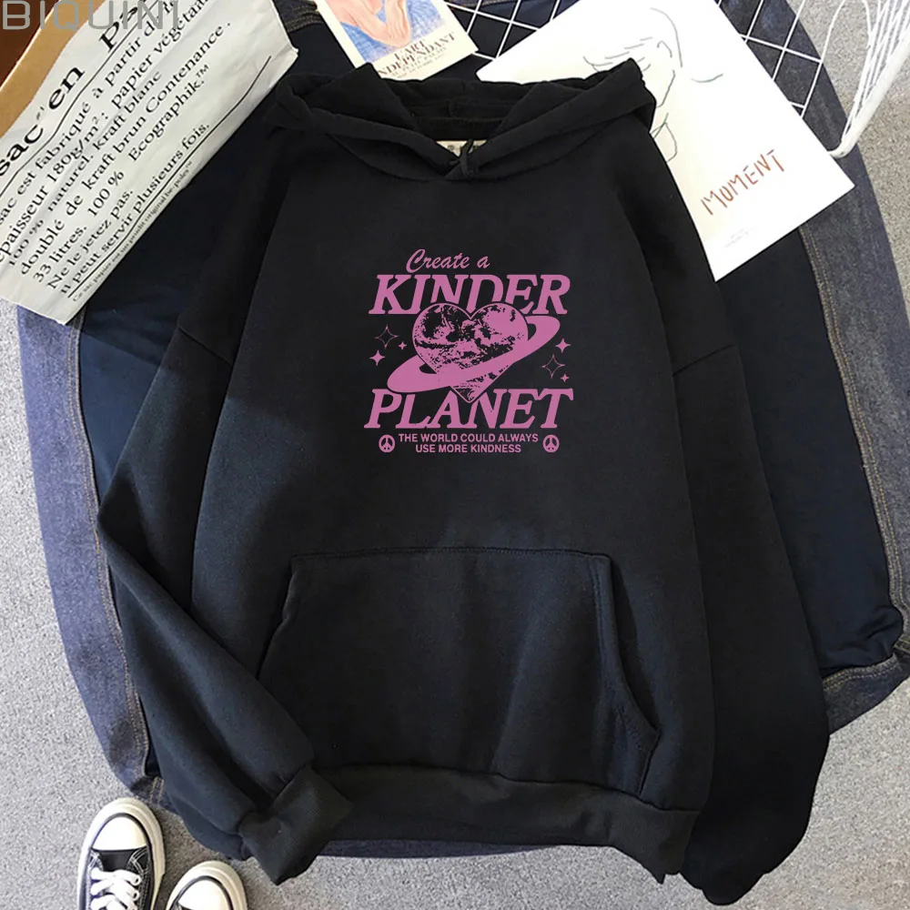 

Kinder Planet Winter Long Sleeves Breathable Hoodies Men Korean Style Hip Hop Y2k Clothes Street Hoody Autumn Casual Sweatshirts