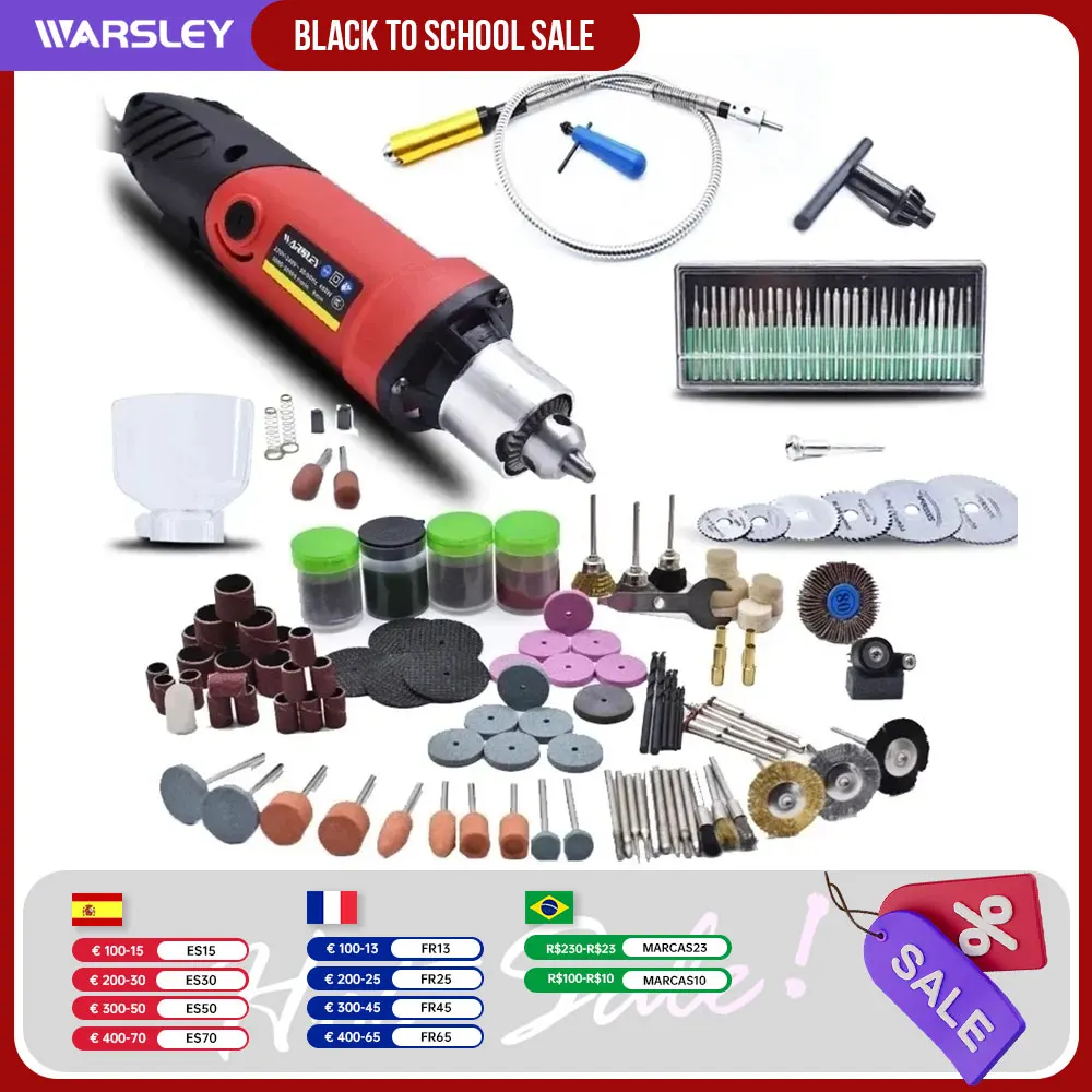 Электрическая мини-дрель, 480 Вт, гравировальная машинка в стиле Dremel