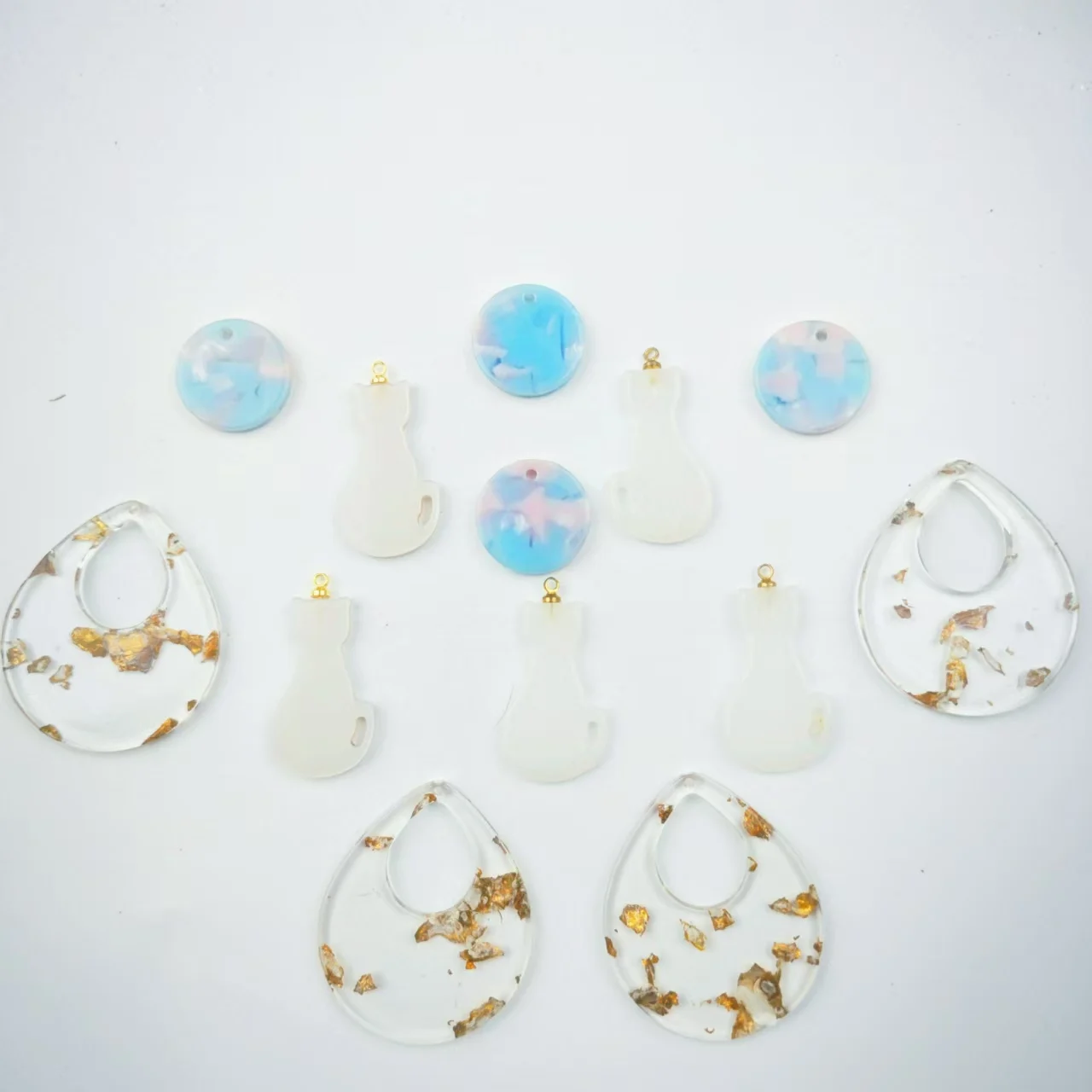 13-компонентный комбинированный набор брелок-подвеска серьги для женщин и мужчин