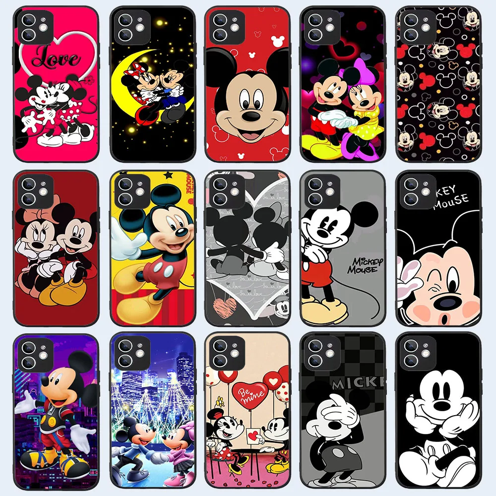 

YS-39 Mickey Mouse Silicone Case For Samsung A6 A8 A10 A10S A20S A22 A30S A50 A50S A53 A70 A70S A03 A03S A9 Core
