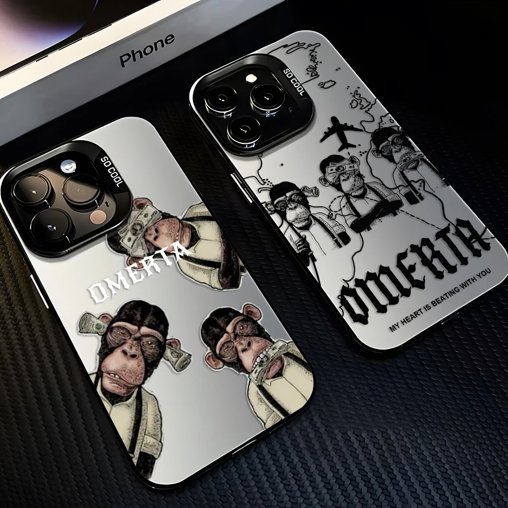 Фото Модный чехол Omerta для iPhone 17, 16e, 16, 15, 14, 13, 12, 11 mini, Pro Max, X, XR, XS MAX, 8, 7, Air Plus – матовая задняя крышка с защитой от падений №1