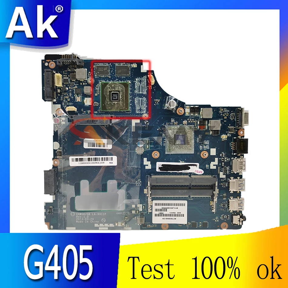 

Applicable to G405 notebook motherboard number LA-9911P FRU 90003635