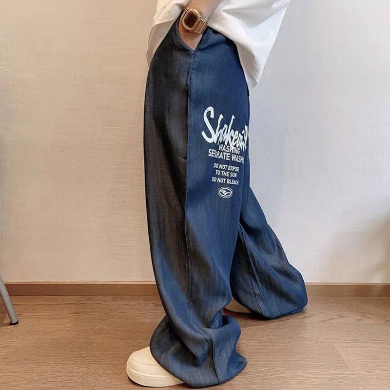 

4xl Oversize Jeans Vintage Denim Pants Korean Casual Pants For Men Wide Leg Jeans Male Daily Versatile Men's Full Length Pants