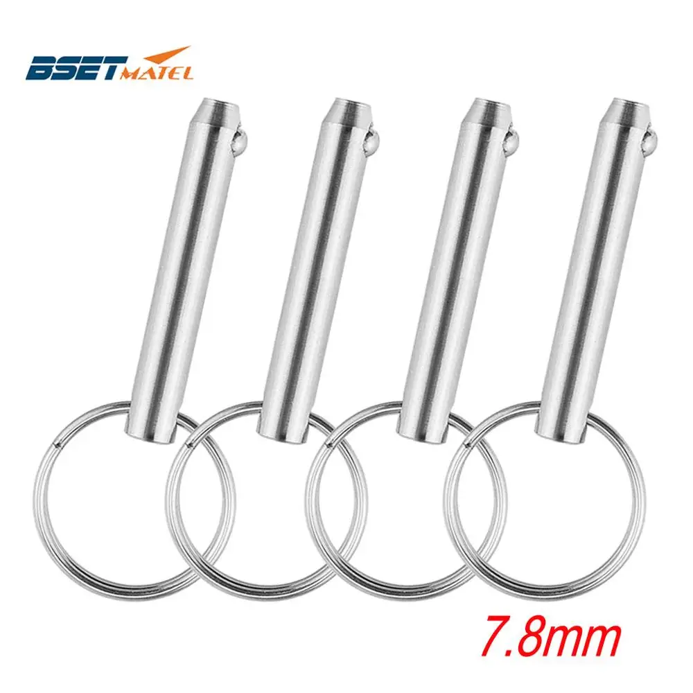 

4PCS 7.8*51mm Marine Grade 316 Stainless Steel 5/16 inch Quick Release Ball Pin for Boat Bimini Top Deck Hinge Marine hard