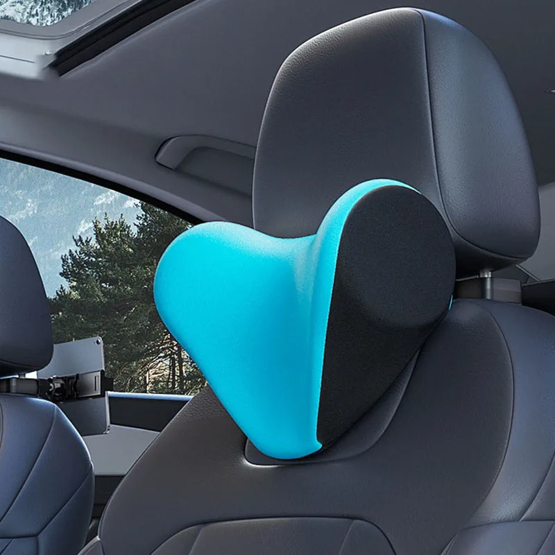 

Universal Adjustable Car Seat Headrest Pillow Auto Memory Foam Neck Support Pillow Skin-friendly Comfortable Travel Rest Headres