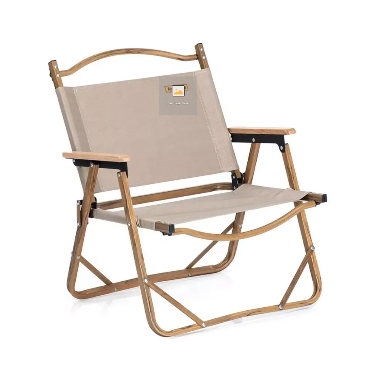 

Уличная мебель kermit chair MW02, деревянный зернистый алюминиевый Портативный складной стул для кемпинга