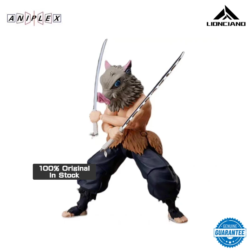 

Genuine Original Aniplex BUZZmod 1/12 15cm Anime Demon Slayer Hashibira Inosuke Collectible Action Figure Toy Model Ornament