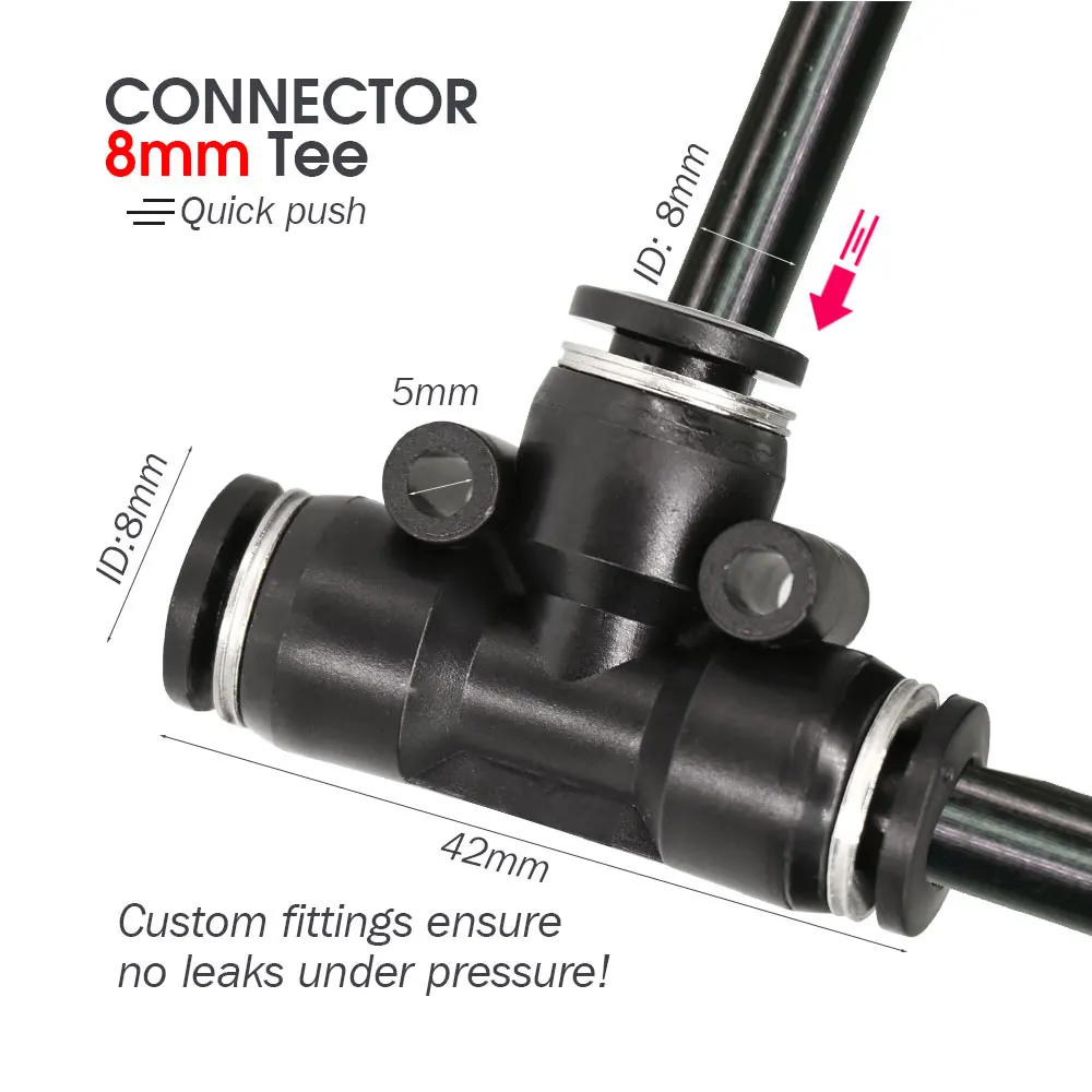 Шланг из полиэтилена черный 10/20 м 20 см