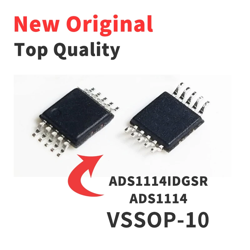 

ADS1114IDGSR ADS1114, шелкография, брэнни-патч, Электронная микросхема, новый оригинальный