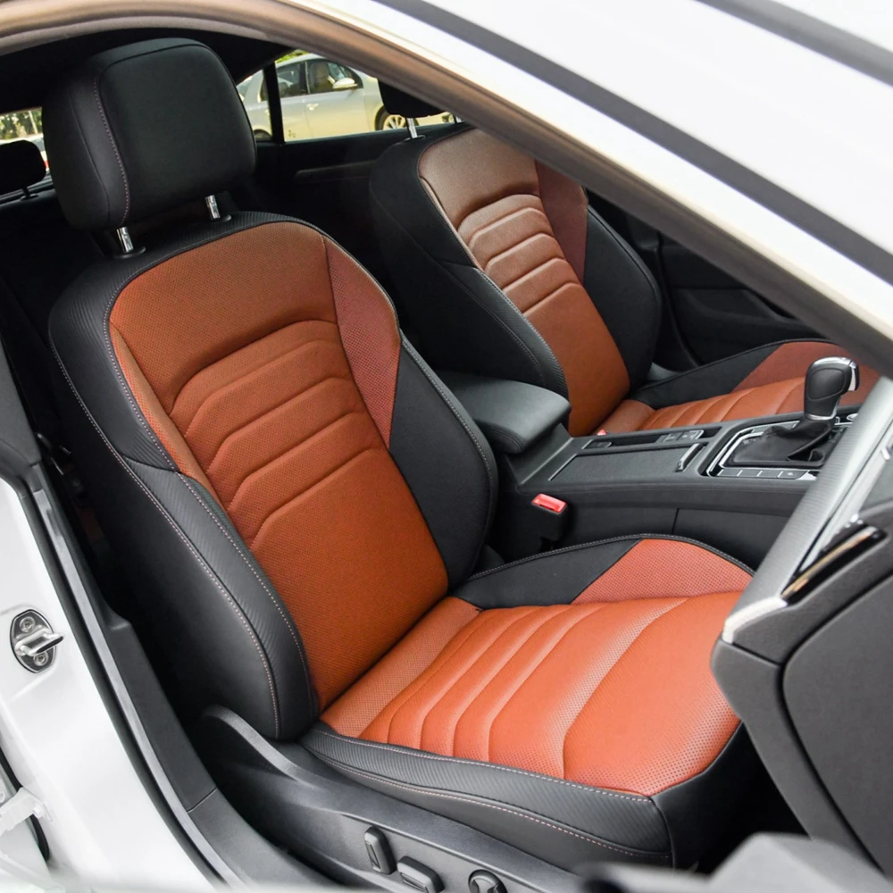Чехлы из искусственной кожи для автомобильных сидений Volkswagen Arteon New CC 2019 2020 2021 2022