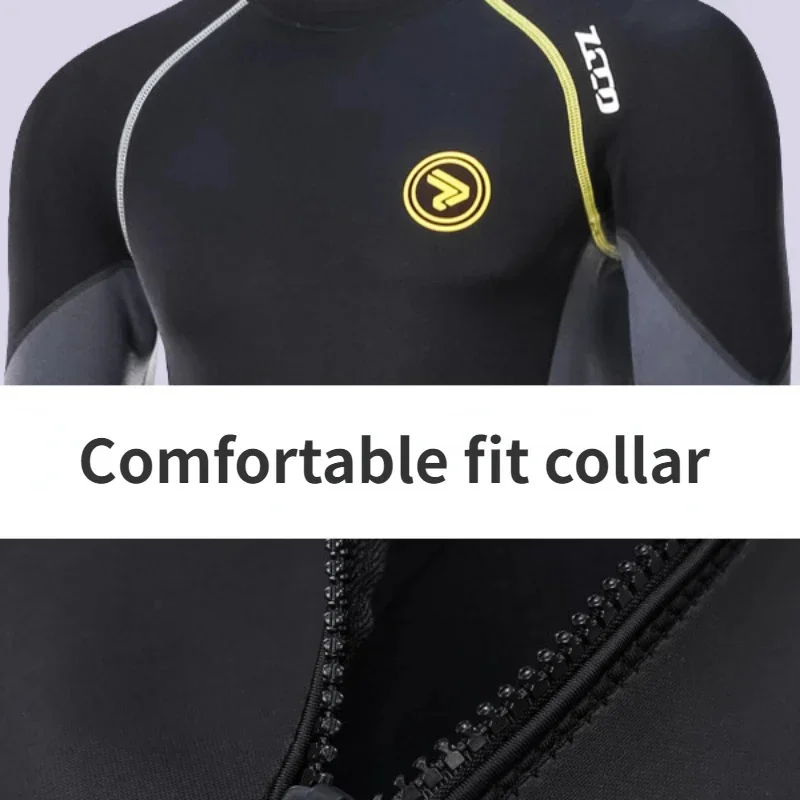 Цельный Мужской гидрокостюм 1 5 мм Солнцезащитная пляжная одежда для серфинга