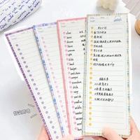 simple style line memo pad office school sticky planner note pad daily to do list note paper for student stationery supplies