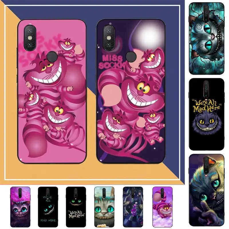

Disney Alice in Wonderland Cheshire Cat Phone Case for Redmi Note 8 7 9 4 6 pro max T X 5A 3 10 lite pro