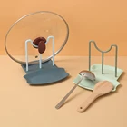 Подставка для ложки и крышки кастрюли, съемная подставка для крышки кастрюли, подставка для посуды, органайзер для хранения, кухонный инструмент