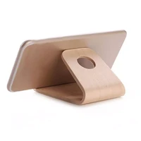 solid wood phone holder universal mobile desktop stand multifunction tablet stand charging stand wooden base