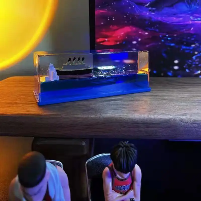 Круизное Судно бутылка с жидкостью песочные часы украшение для гостиной дрифта