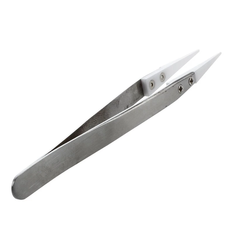 

3X Ceramic Tweezers - Heat Resistant - Pointed Tip