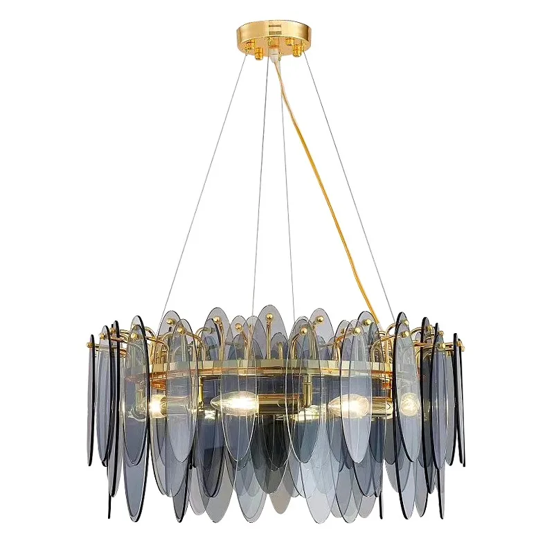 

Art Led Chandelier Pendant Lamp Lights Room Decor Postmodern Oval Round For Dinning kitchen accessories hanglamp woonkamer light