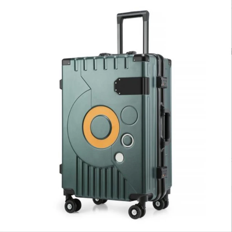 

Low MOQ Customized Travelling Bags Luggage Trolley Set Suitcase Aluminum Luggage With Hook