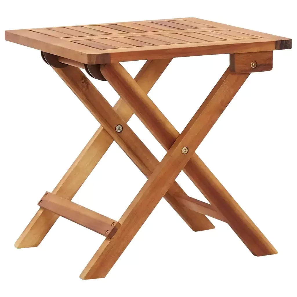 

Складной садовый стол 40x40x40 см из твердой древесины акации
