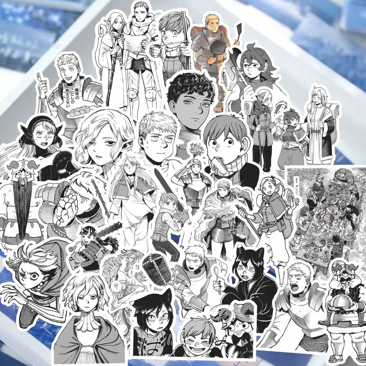 

Аниме стикер Dungeon Meshi Laius Marsilla Senshi