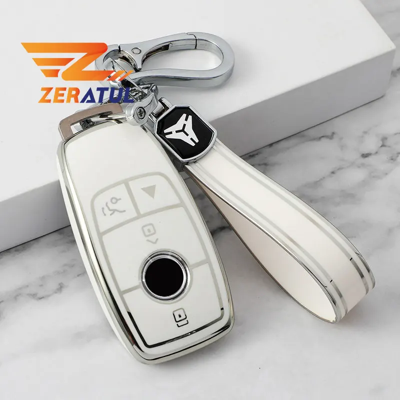 

Shell Fob For Mercedes Benz A B C E S G GLB GLC GLE Class GLS W177 W205 W213 W222 G63 X167 E200 E300 AMG TPU Car Key Cover Case