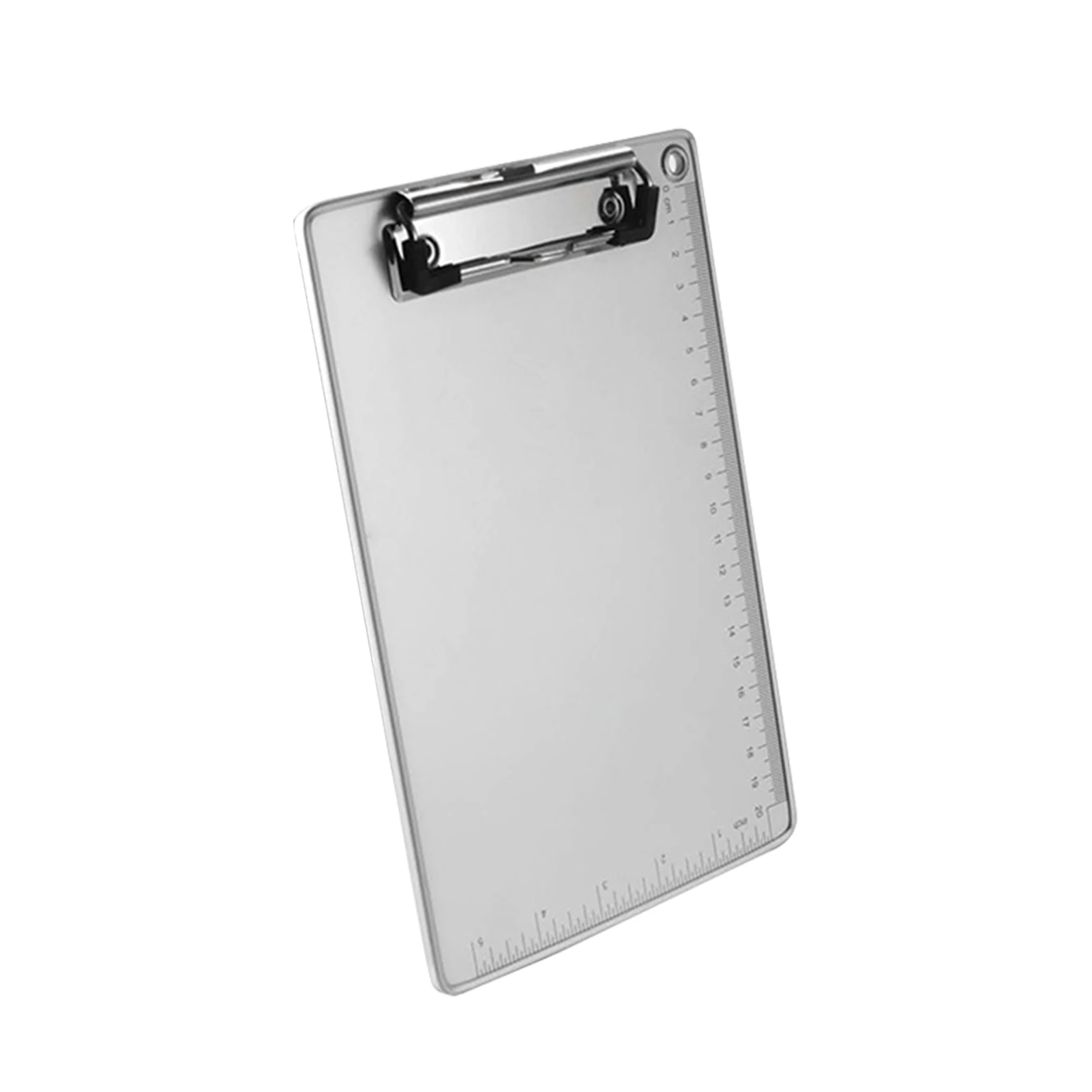 

A5 Book Portable Practical Non Slip Aluminum Alloy Clipboard Folder Home Paper Clip File Document Office Supplies Writing Pad