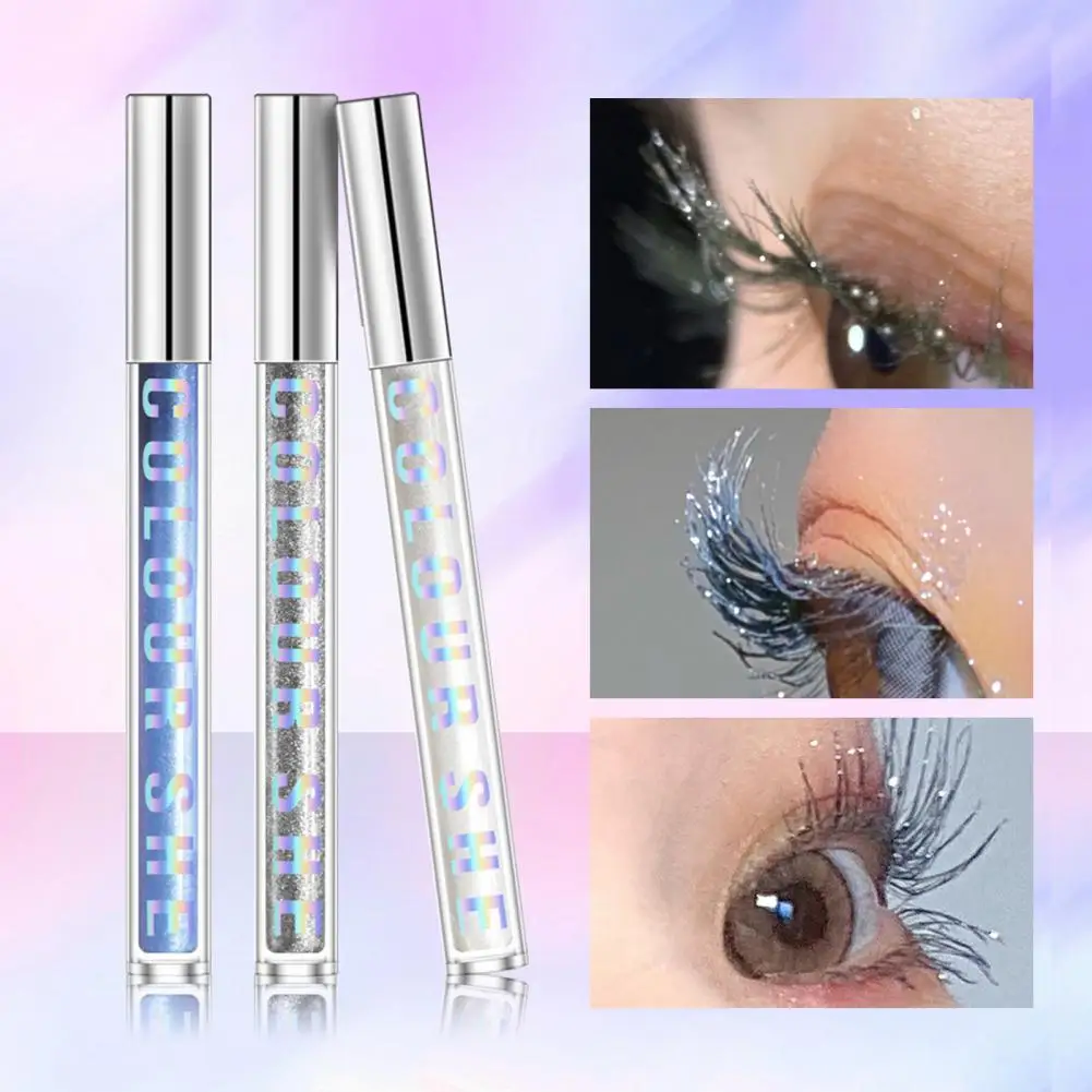 

Colour She Shiny Mascara Diamond Shiny Mascara Waterproof Curling Volume Lash Extension Glitter Mascara korean cosmetics