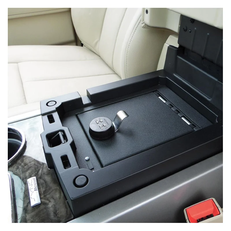 

High Quality Car Interior Accessories Parts Abs Black Central Console Armrest Storage Box Organizer For Ford F150 2021
