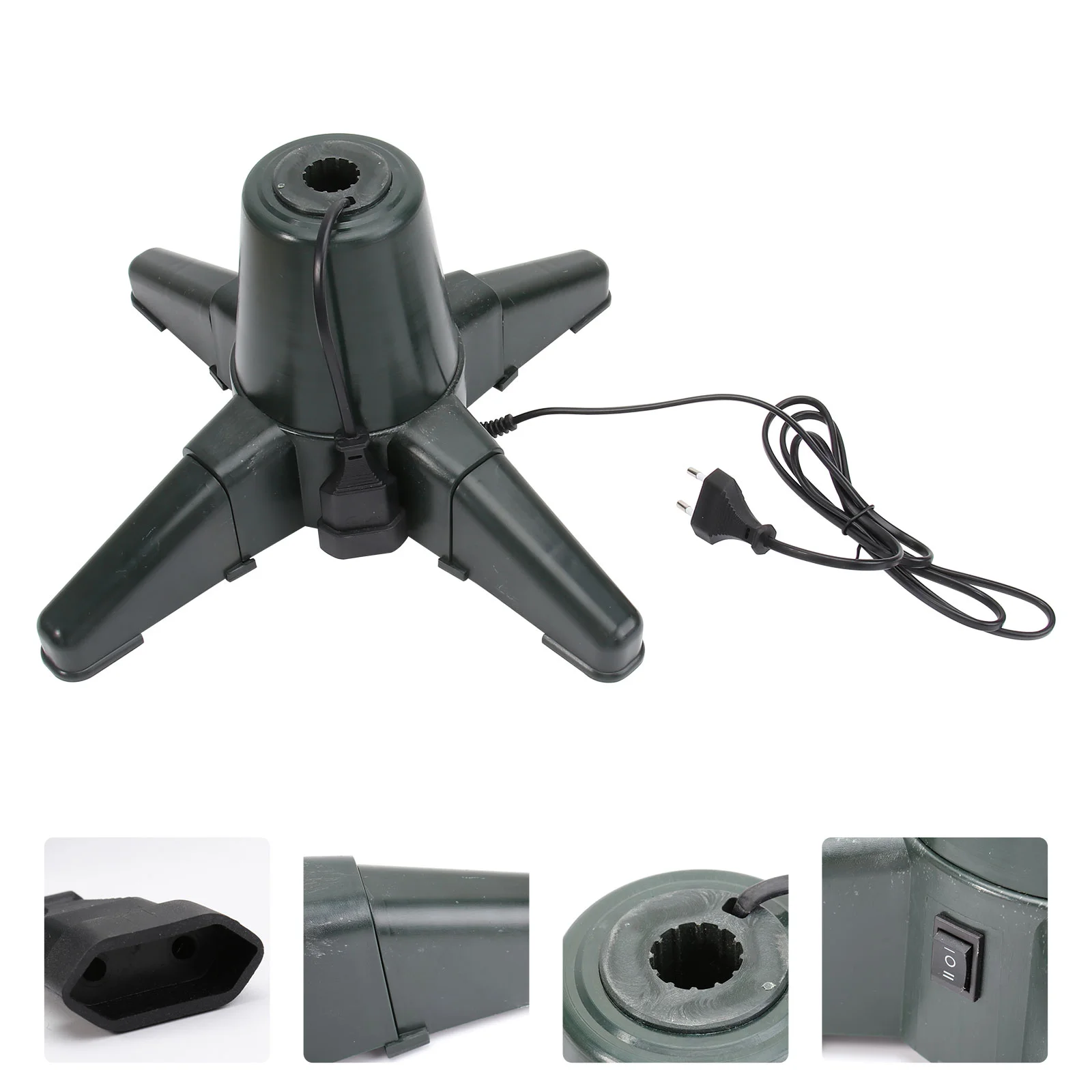 

Electric Rotating Christmas Tree Stand Christmas Tree Bracket with Plug