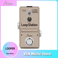 rowin ln 332s looper station 48k loop pedal unlimited overdubs 10 minutes of looping 12 time and reverse true bypass