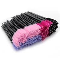 100050050pcs disposable eye lashes brush makeup mascara wands applicator eyelash comb individual lash pink make up brush tools