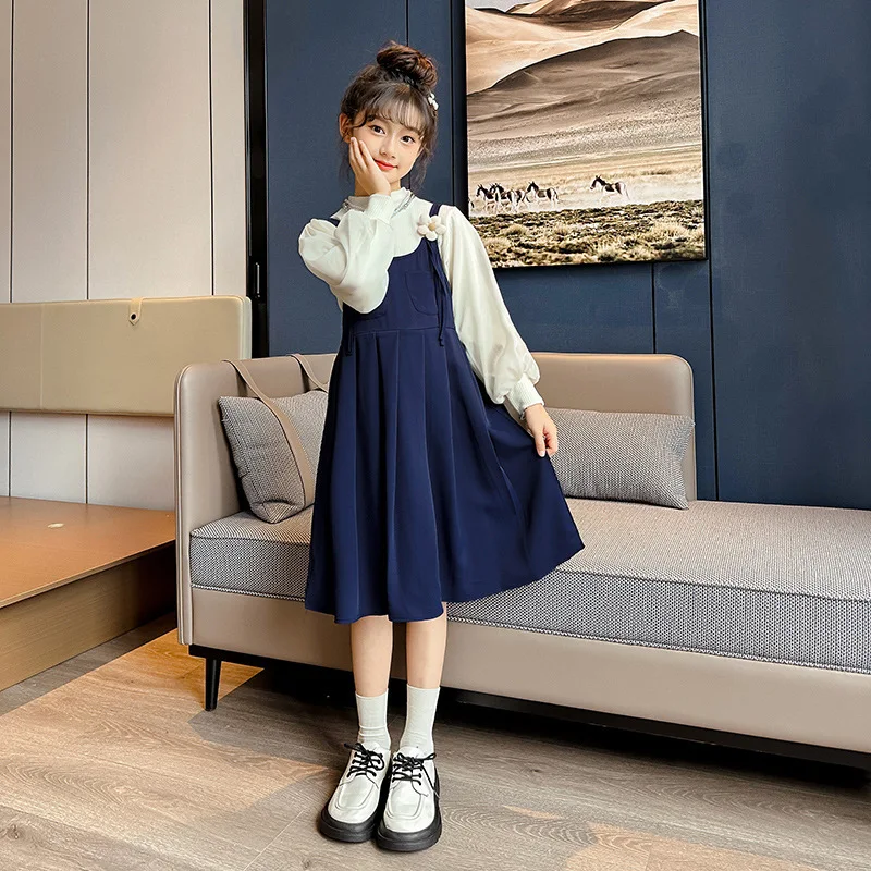 Костюм для девочек новинка 2023 весенне-осенние комплекты в Корейском стиле