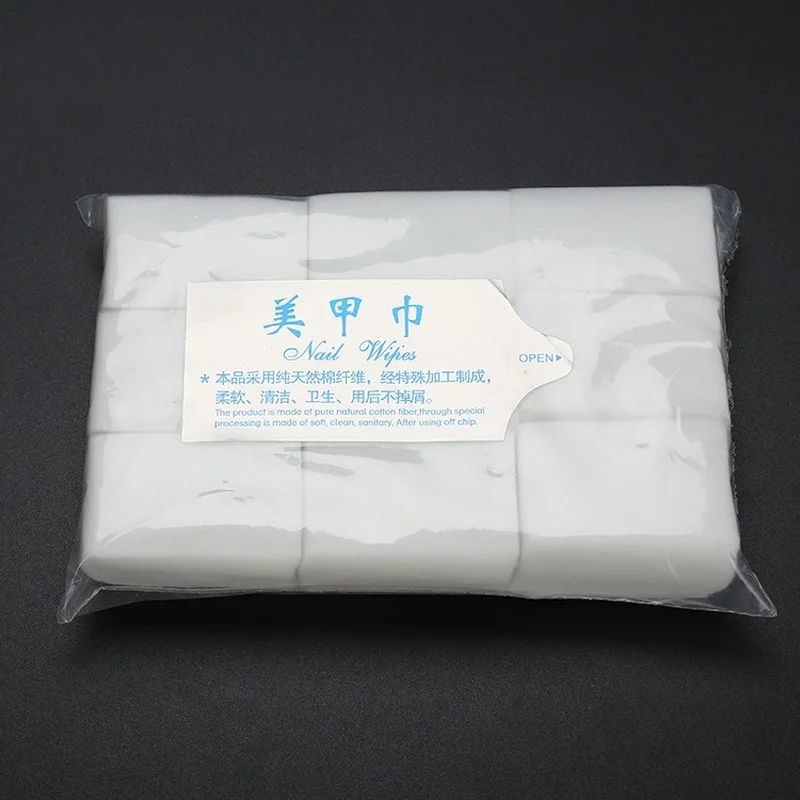 

900Pcs Cotton Nail Art Removal Wipes Lint Paper Pad Nail Manicure Polish Cleaner Decoration Clean Nail Accessorie Tool Ongles