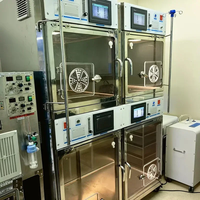 Фото YSVET-ICU01 Ysenmed Ветеринарная инкубационная камера/клетка из нержавеющей стали с электроприводом для экстренной помощи животным и разведения собак №3