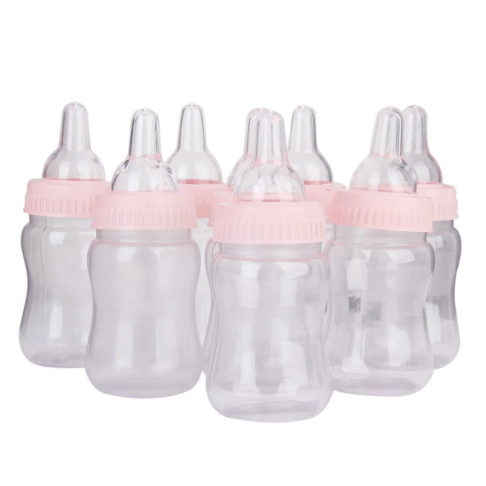 

Box Baby Shower Candy Bottles Gift Bottle Infant Feederstyle Mini Newbornfillable Favorsnipples 3 Months Girls Babies Boyfavor