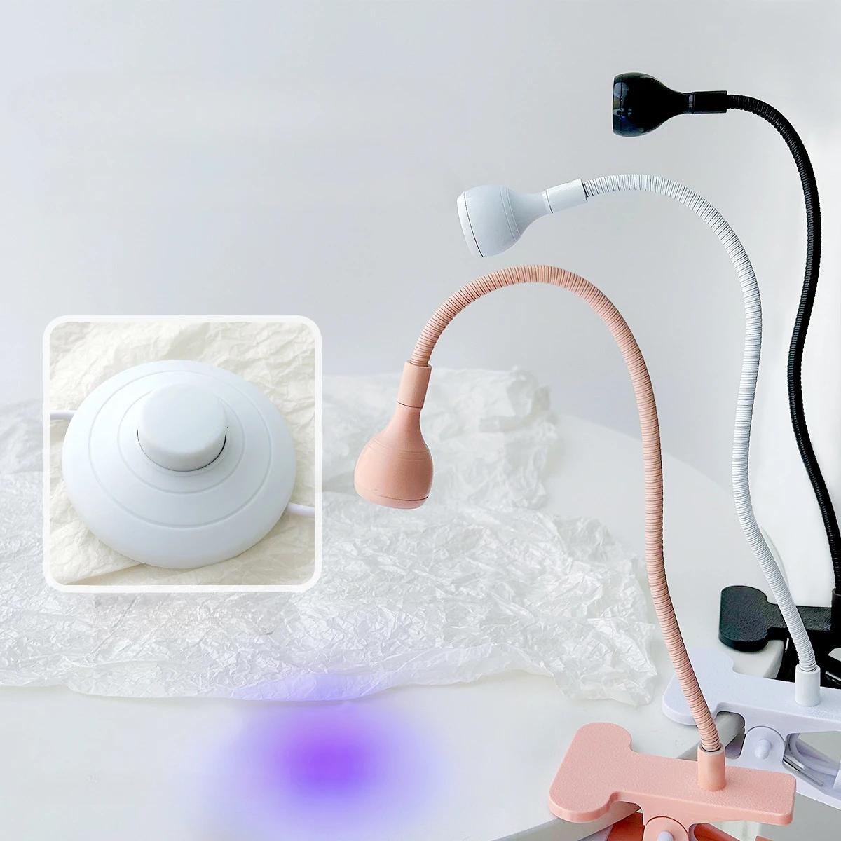 5 Вт УФ-светодиодная лампа для сушки ногтей стекло акриловый гель-лак