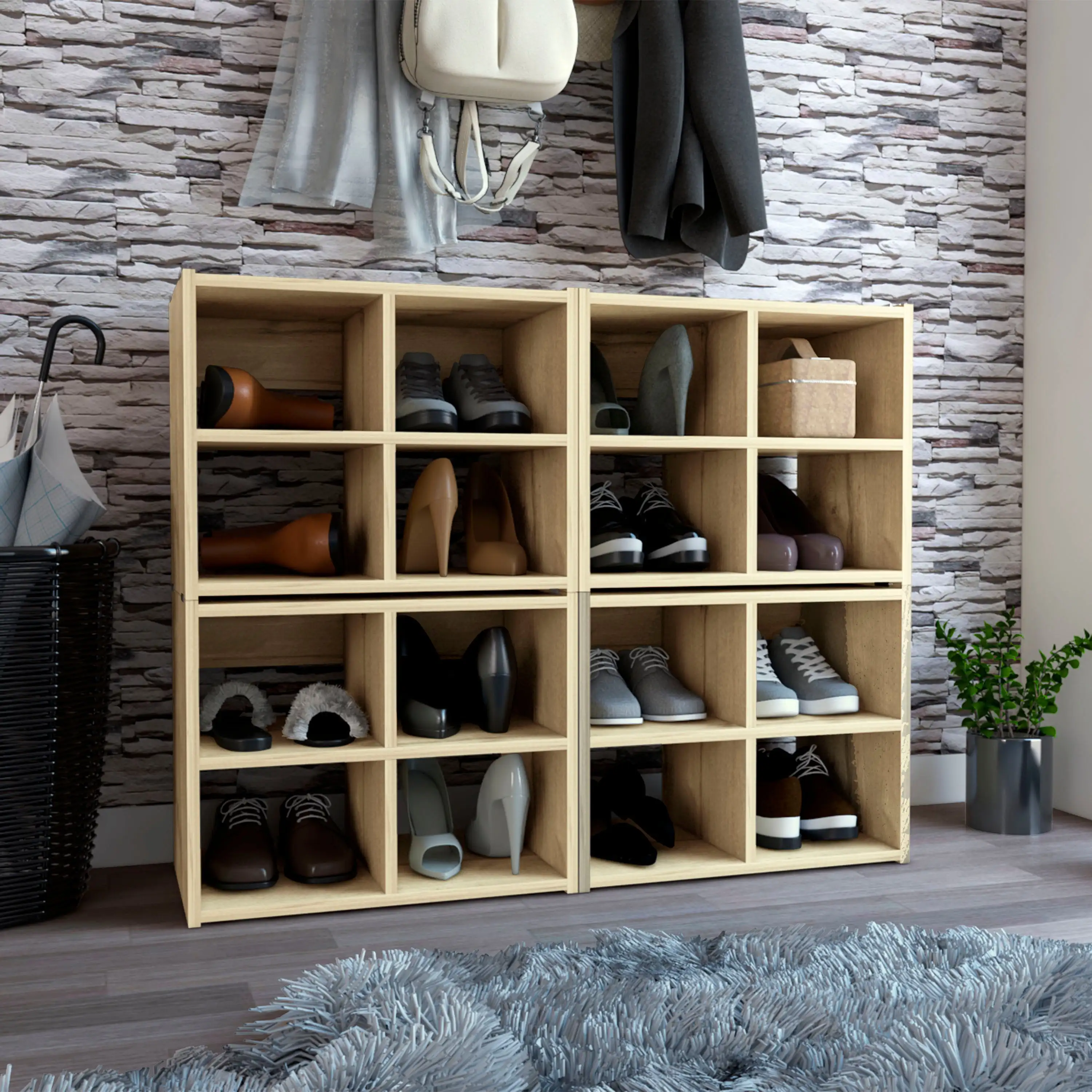 

Biyala Shoe Rack (Light Grey)