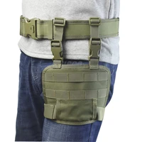 molle tactical drop leg platform for paintball airsoft pistol holster platform with quick release buckle tactical molle panel
