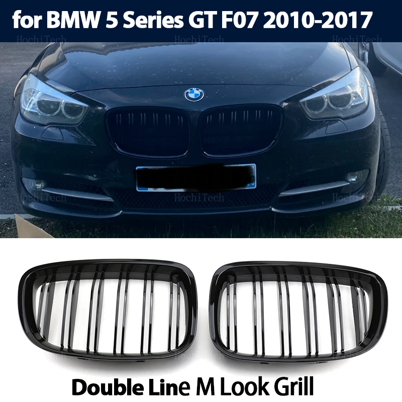 

Car Gloss Black Kidney Grill Dual Slats Racing Grill Replacement For BMW 5 Series GT F07 2010-2015 Dual Line Racing Grilles
