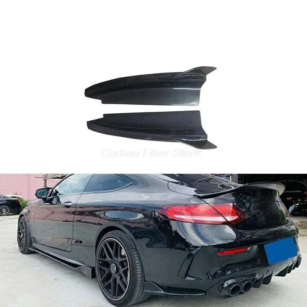 

Carbon Fiber Rear Bumper splitter for Mercedes-Benz C Class A205 C205 Sport C43 AMG Sedan Coupe 2015 - 2019