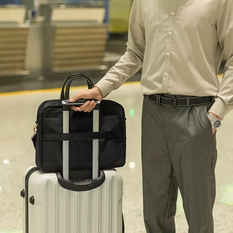 New 2022 Briefcases Laptop Bag Case Women Men's Travel Business Shoulder Bag Ipad Phone Notebook Storage Handbags Messenger Bag