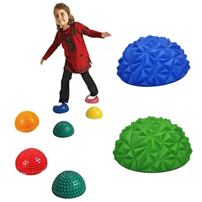 Half Sphere Yoga Balls Stepping Stone For Kids Balance Toys Sensory Children Adult Fitness Sports Entertainment  massage ball