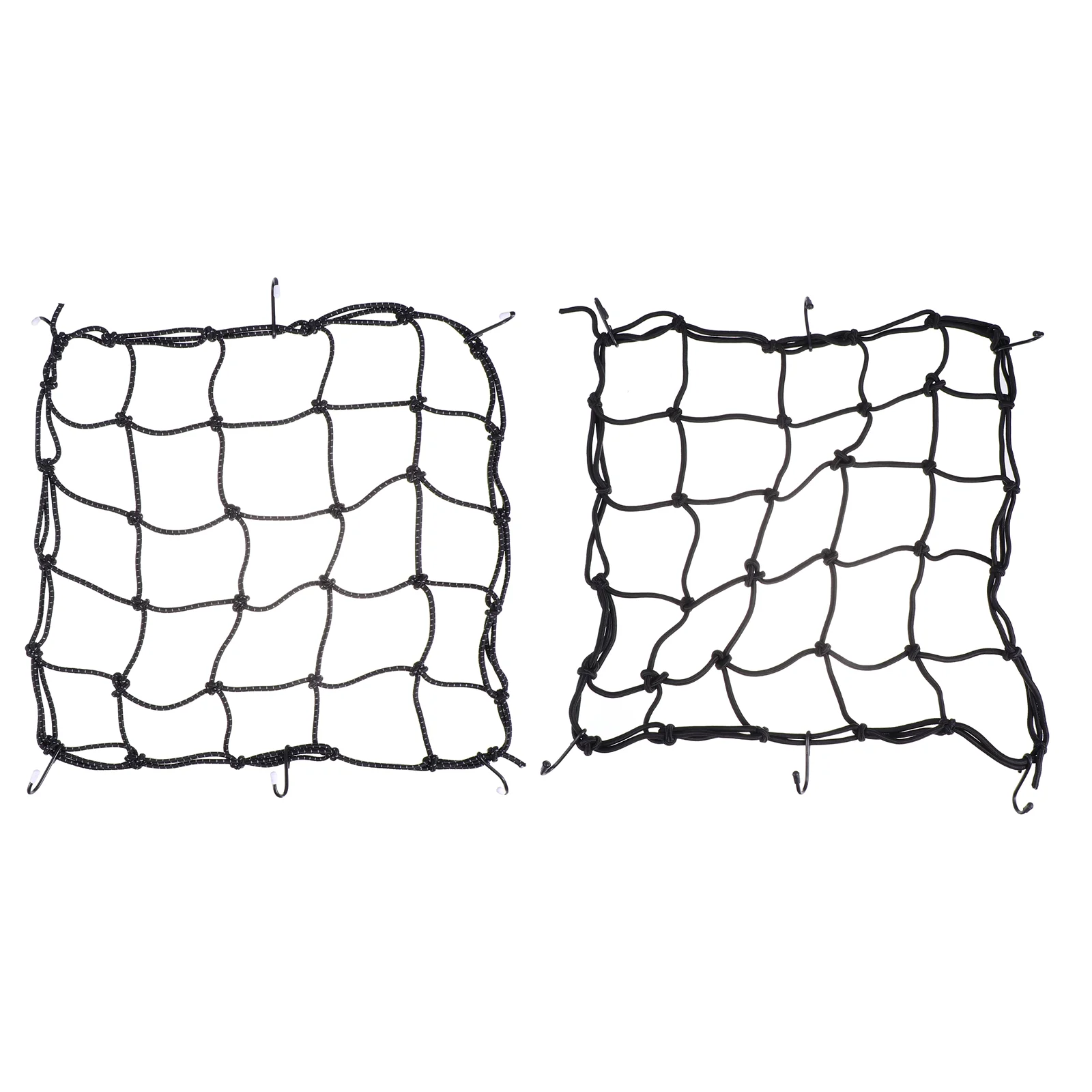 

2pcs Luggage Net Rubber Elastic Mesh Luggage Net Rack Pocket Organiser for Motor Bycicle