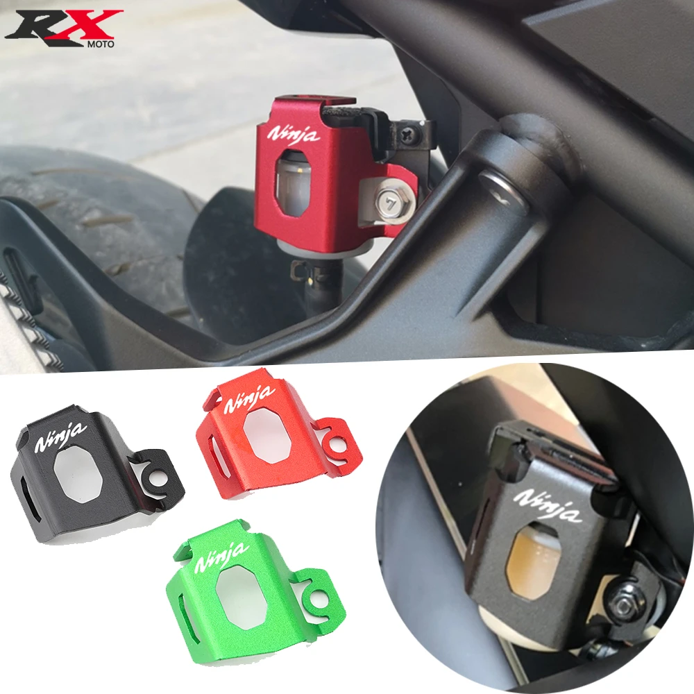 

Высококачественные аксессуары для мотоциклов Kawasaki NINJA400 NINJA250 NINJA300, защитная Крышка Резервуара тормозной жидкости заднего вида