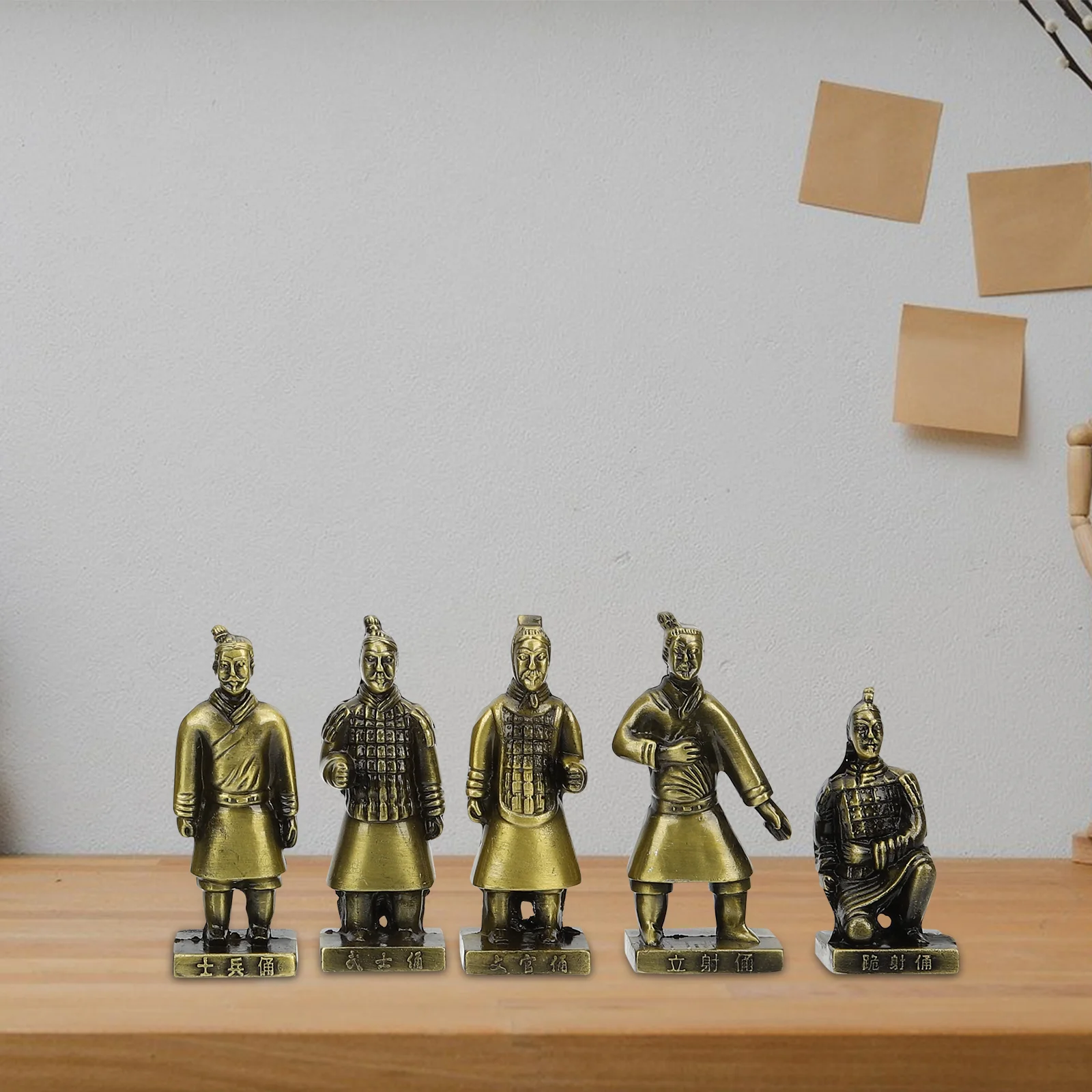 Терракотовые воины игрушки фигурка настольный декор ретро статуя лошади