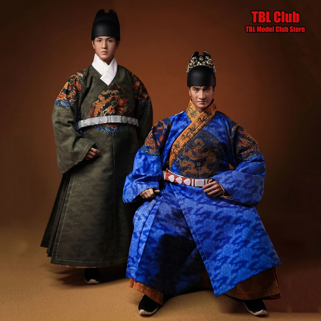 DH001 DH002 For Collection 1/6 Scale Chinese Ming Dynasty Emperor Zhu Youxiao Zhu Youjian 12'' Head Body Action Figure Doll