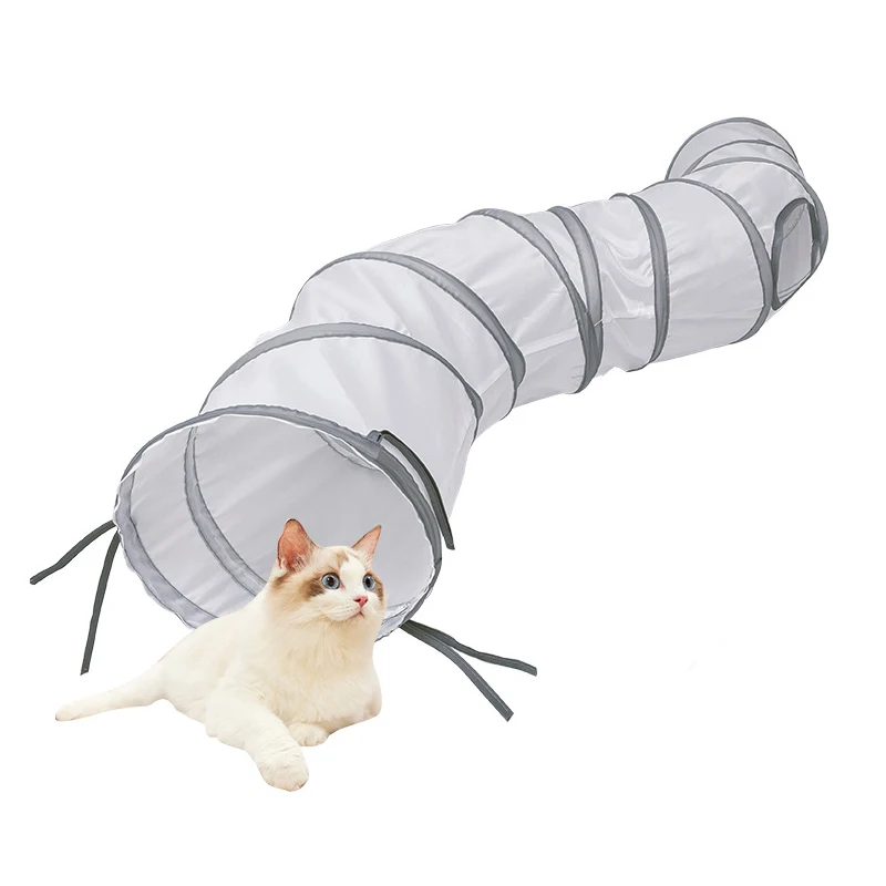 

Tunnel Training Toy Pet Kitten Pet Bored Foldable Tube Cat Fun For Toys Tunnel Play Interactive Puppy Rabbit Cats Tunnel Kitten