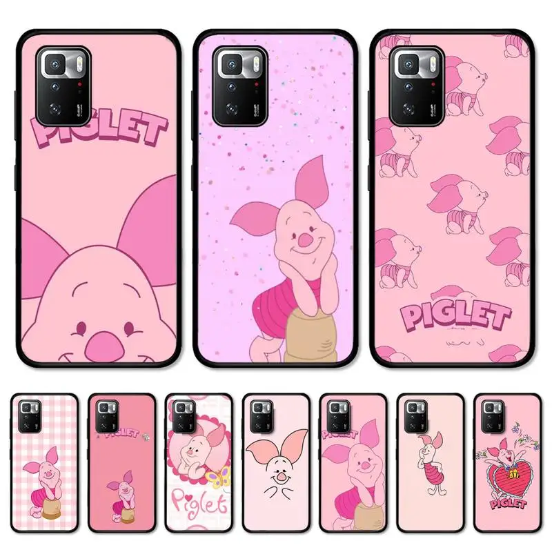 

Disney Pink Piglet Pig Phone Case for Redmi Note 8 7 9 4 6 pro max T X 5A 3 10 lite pro